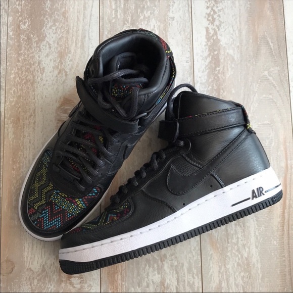 NWT Nike Air Force 1 QS Tribal Print black - Picture 8 of 8